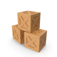Cargo Wooden Crates PNG & PSD Images
