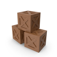 Cargo Wooden Crates PNG & PSD Images