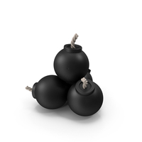 Stylized Bombs PNG & PSD Images