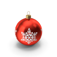Christmas Toy With Snowflake PNG & PSD Images