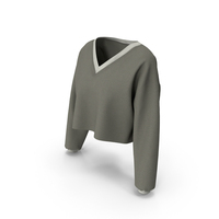 CropTop Longsleeve PNG & PSD Images