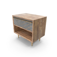 Toshi Bedside Table PNG & PSD Images