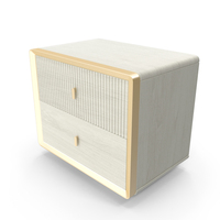 Elara Cream Bedside Cabinet PNG & PSD Images