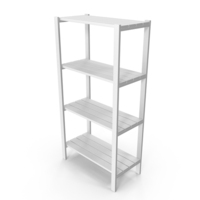 White Wooden Rack PNG & PSD Images