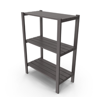 Black Wooden Rack PNG & PSD Images