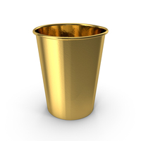 Coffee Cup Empty 8oz Takeout Gold PNG & PSD Images