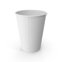 Coffee Cup Empty 12oz Takeout White PNG & PSD Images