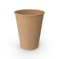 Coffee Cup Empty 12oz Takeout Brown PNG & PSD Images