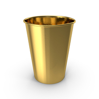 Coffee Cup Empty 12oz Takeout Gold PNG & PSD Images