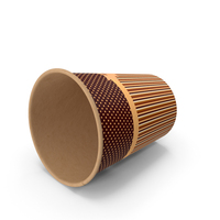 Coffee Cup Empty 8oz Takeout Design PNG & PSD Images