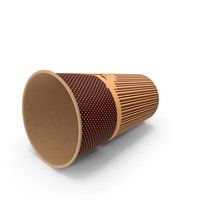 Coffee Cup Empty 16oz Takeout Design PNG & PSD Images