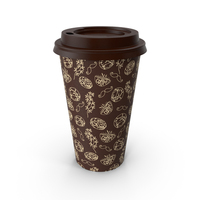Coffee Cup Empty Takeout Design With Lid PNG & PSD Images