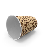 Coffee Cup Empty 12oz Takeout Design PNG & PSD Images