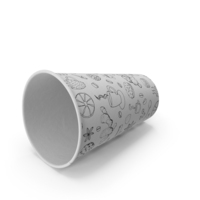 Coffee Cup Empty 16oz Takeout Design PNG & PSD Images