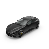 Furious Crossover Sports Car Black PNG & PSD Images