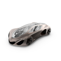 Futuristic Concept Car Design Petra Gold Color PNG & PSD Images