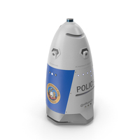 K5 Autonomous Police Surveillance Robot PNG & PSD Images