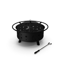 Outdoor Fire Pit Empty PNG & PSD Images