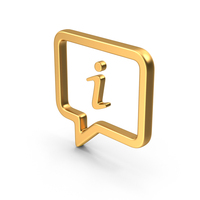 Speech Bubble Info Metal PNG & PSD Images