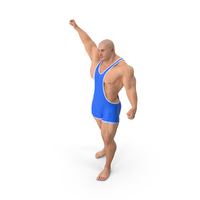 Athletic Male Victory Pose PNG & PSD Images