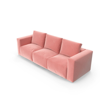 Minimal Sofa (Pink) PNG & PSD Images