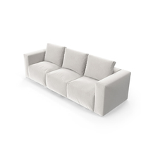 Minimal Sofa (White) PNG & PSD Images