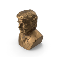 Bronze Bust Of Trump PNG & PSD Images