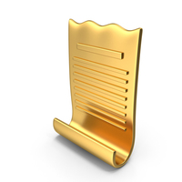 Payment Receipt Gold Icon PNG & PSD Images