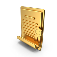 Certificate Gold Icon PNG & PSD Images