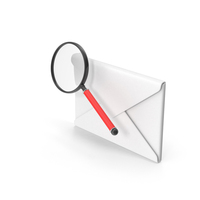 Envelope Magnify Glass Color PNG & PSD Images