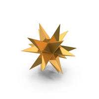 Christmas Decoration Star Icon Gold PNG & PSD Images