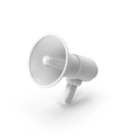 Megaphone Clay PNG & PSD Images