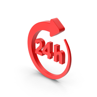 Icon 24h Color PNG & PSD Images