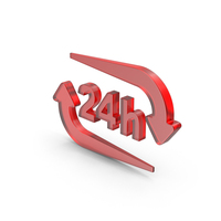 Icon 24h Glass PNG & PSD Images