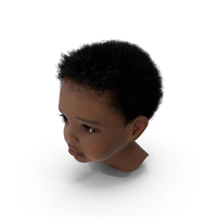 African Baby Boy Light Skin Head PNG & PSD Images