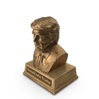 Bust of Donald Trump On Pedestal PNG & PSD Images
