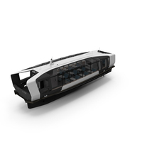 Futuristic Electric River Tram PNG & PSD Images