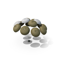 Military Parachute With Cargo PNG & PSD Images