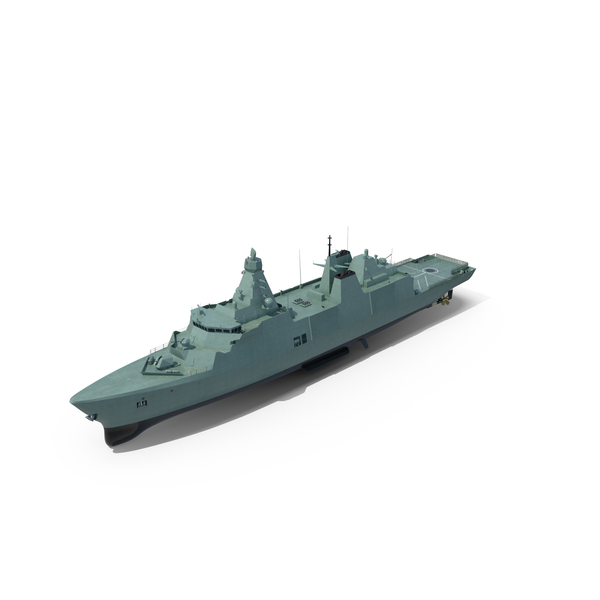 Modern Guided Missile Frigate PNG & PSD Images