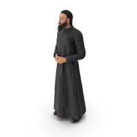 Monk of Orthodox Church Wearing Cassock Standing PNG & PSD Images