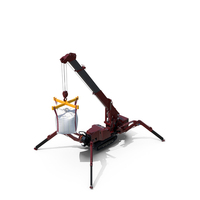Spider Crane With Bulk Bag PNG & PSD Images