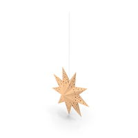 Hanging Christmas Paper Star PNG & PSD Images