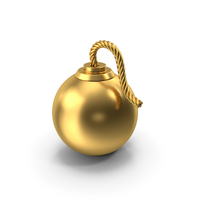 Bomb Icon Gold PNG & PSD Images