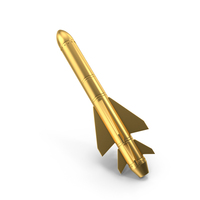 Missile Icon Gold PNG & PSD Images