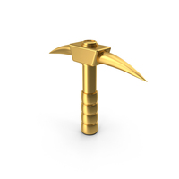 Pickaxe Icon Gold PNG & PSD Images
