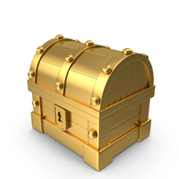 Treasure Chest Icon Gold PNG & PSD Images