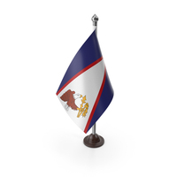 USA States American Samoa Plastic Flag Stand PNG & PSD Images