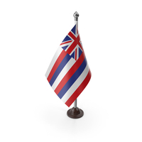 USA States Hawaii Plastic Flag Stand PNG & PSD Images