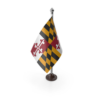 USA States Maryland Plastic Flag Stand PNG & PSD Images