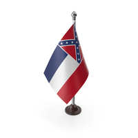 USA States Mississippi Plastic Flag Stand PNG & PSD Images